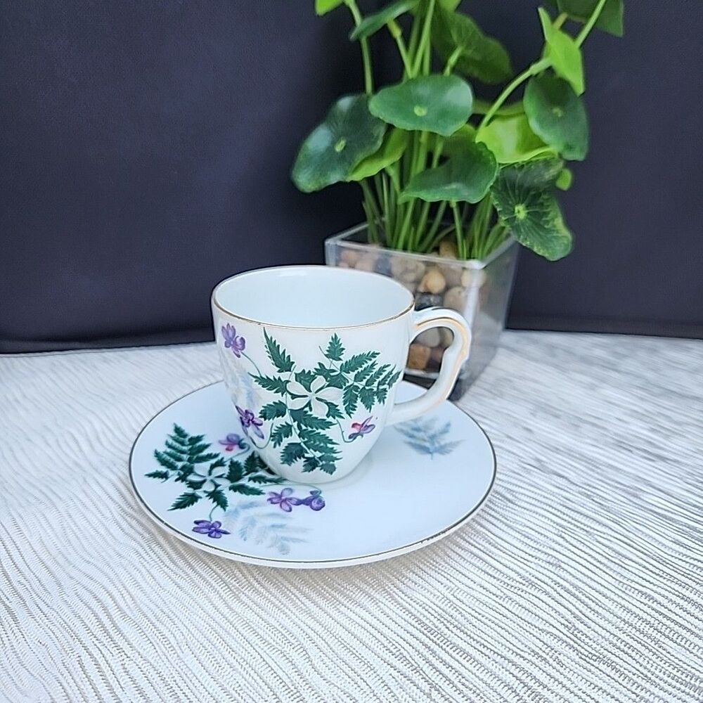 Vintage Fine Bone China Tea Cup and Saucer Set